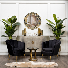 Столик журнальный Garda Decor круглый GD-ET002