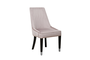 Стул Elegante велюровый жемчужно-серый ELEGANTE-2K-Colt1001