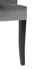 Стул велюровый серый 236-2K-СЕРЫЙ-Riv96
