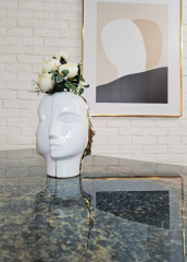 Ваза Gold face vase