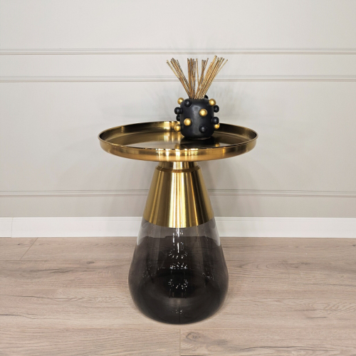 Ваза Black little golden balls vase