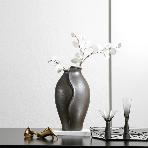 Ваза Olive vase-Ancient glaze
