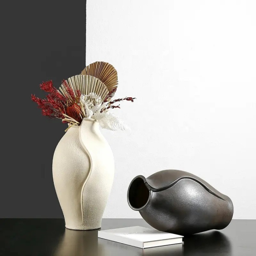 Ваза Olive vase-Ancient glaze