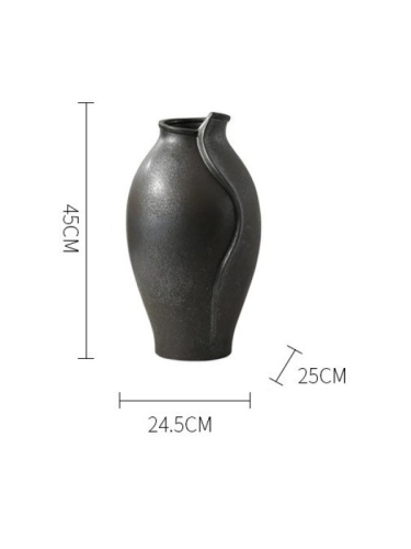 Ваза Olive vase-Ancient glaze