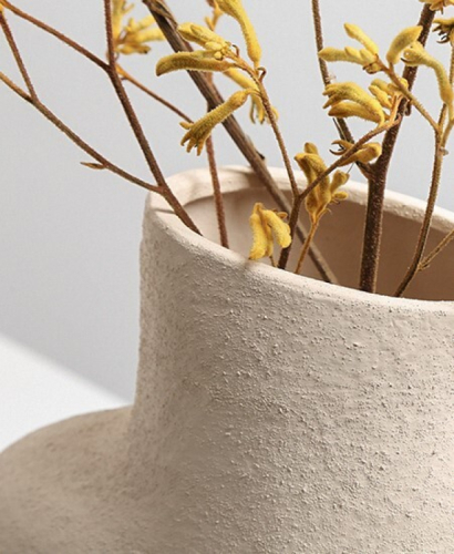 Ваза White sand ceramic vase