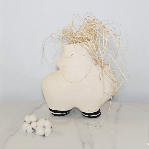 Ваза White sand ceramic vase