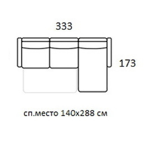 Диван-кровать Tresor SELECTION, FRATELLI BARRI